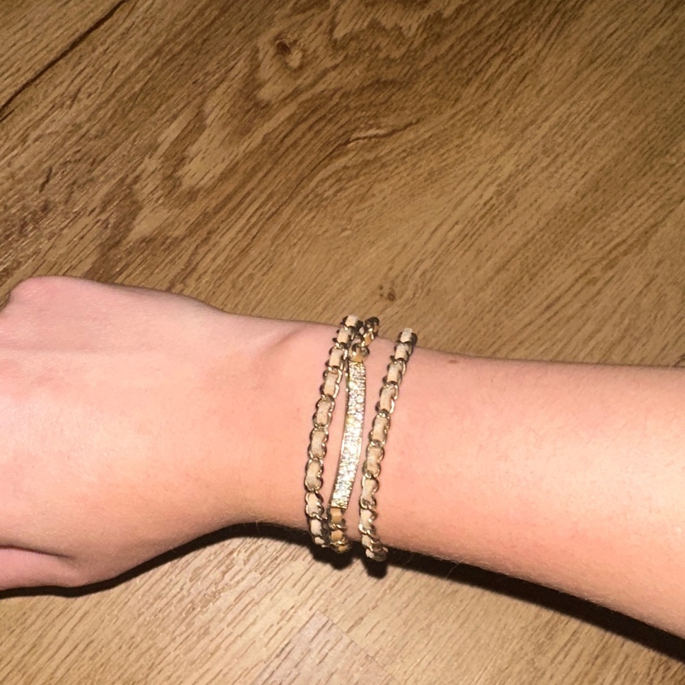 Elegant Gold Bracelet Set